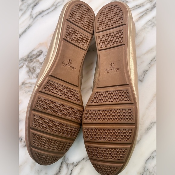 American Rag Ellie Gold Metallic Ballet Flats, Created for Macy's Women's Shoes - Picture 10 of 11